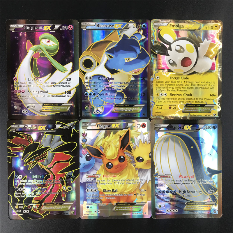 Pokemon Card Collection 60200pcs English Tag Team Gx Ex Mega Pikachu Toys Unique Kids Gift No Repeat - 15
