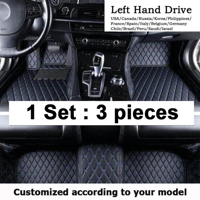 For Ford Focus Mk2 Mk2.5 2005~2015 Car Floor Mats Rugs Panel Footpads Anti-Slip Carpet Cover Cape Foot Pads Sticker Accessories