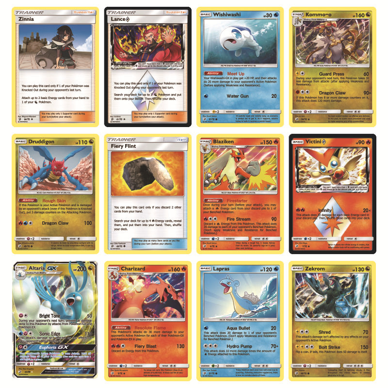 Pokemon Sun Moon Evolutions 324pcs Dragon Gx Ex Booster Box Collectible Trading Card Game - 21