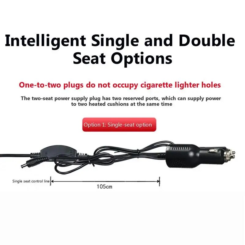 Car Seat Warmer 12v Flannel Fast Heating Winter Heated Seat Cover Electric Heated Seat Cushion With Pressure-Sensitive Switch On for jeep grand cherokee