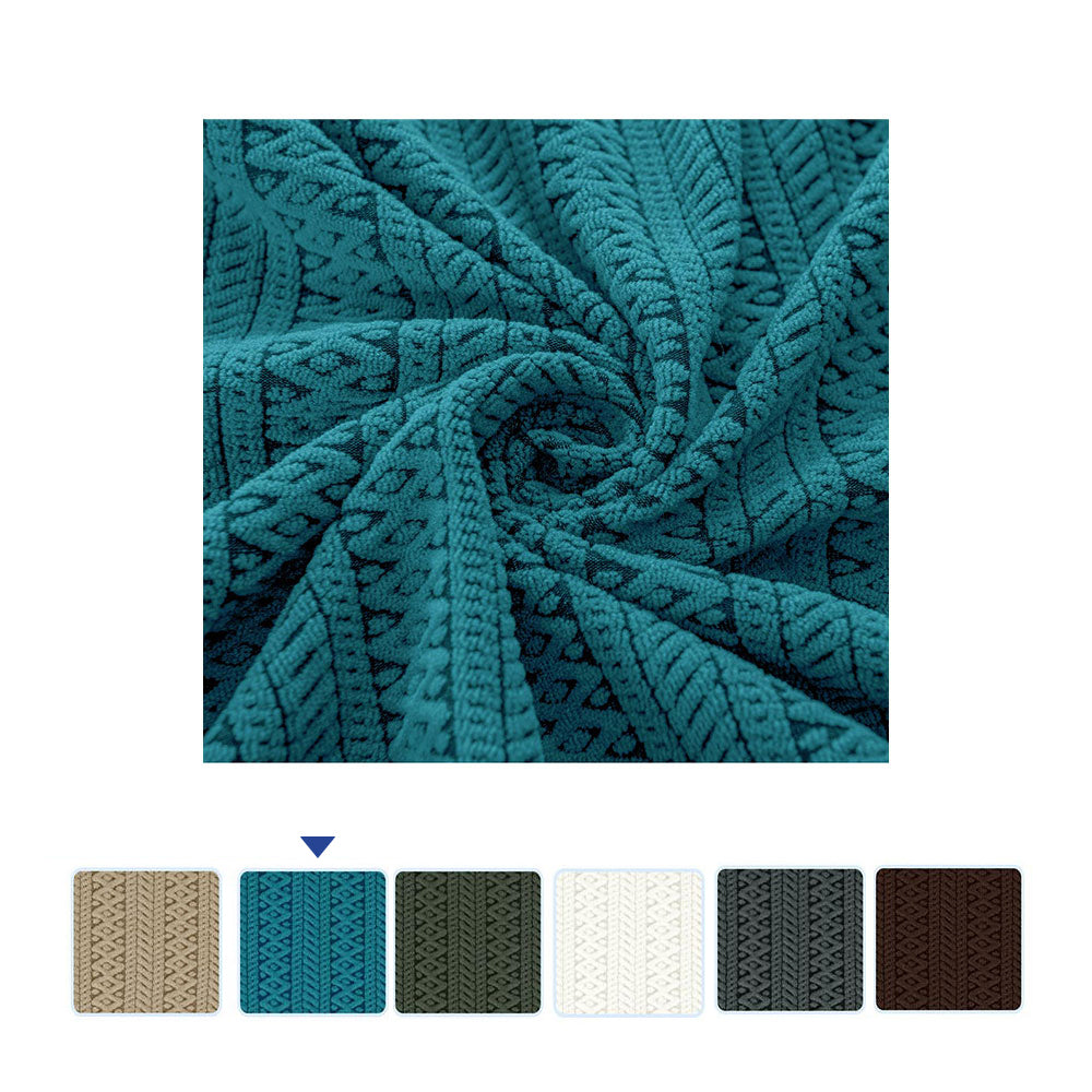 Donna Knit and Stripes Stretch Sofa Slipcovers