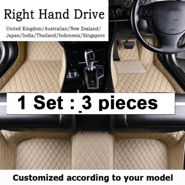 For Ford Focus Mk2 Mk2.5 2005~2015 Car Floor Mats Rugs Panel Footpads Anti-Slip Carpet Cover Cape Foot Pads Sticker Accessories