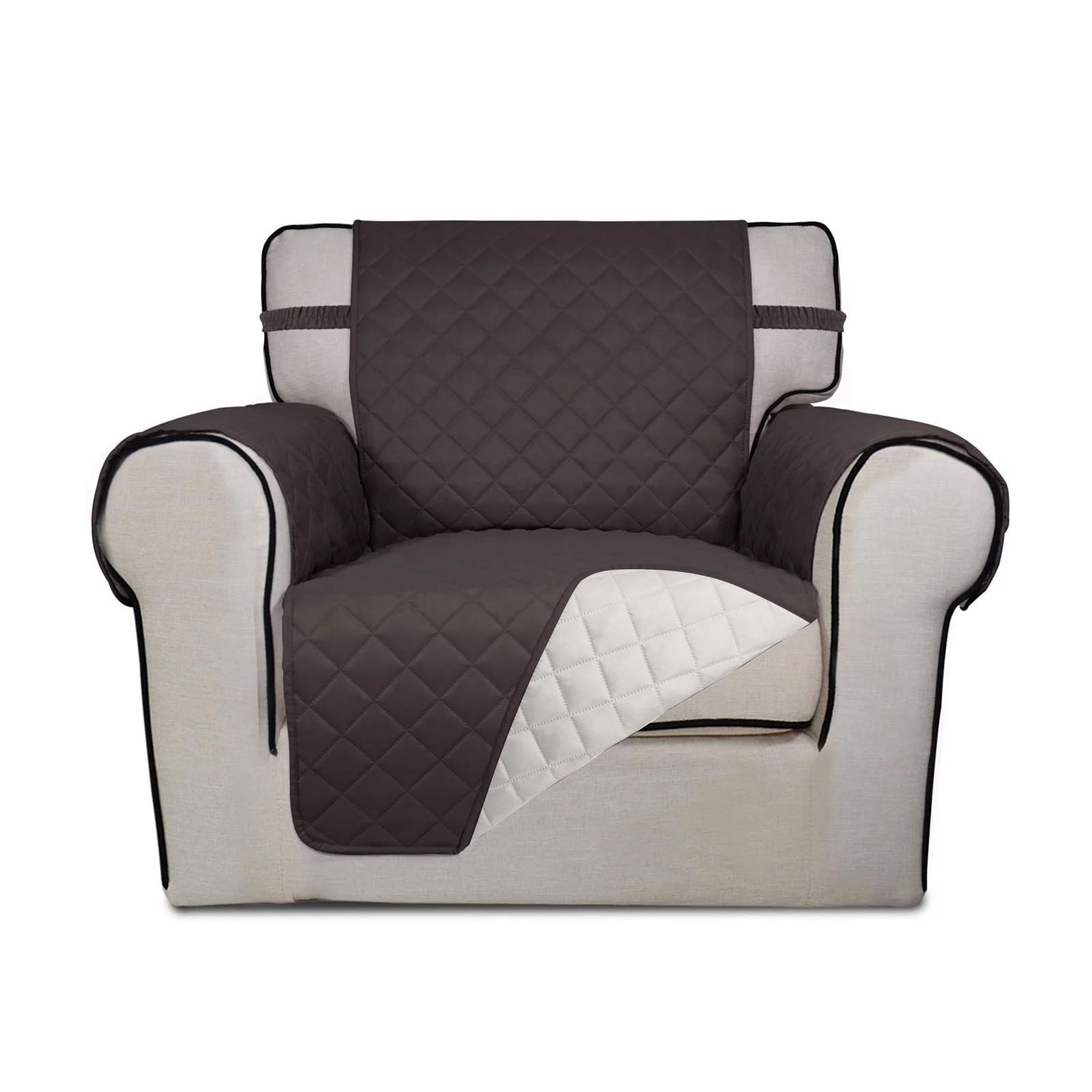 Sanmadrola 100% Waterproof Sofa Cover Machine Washable Couch Cover Love Seat Slipcover