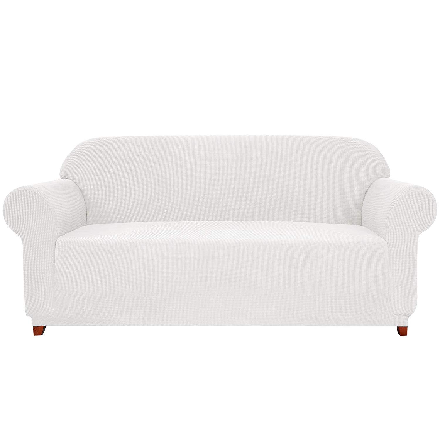 Leroy Plaid Stretch Sofa Slipcover
