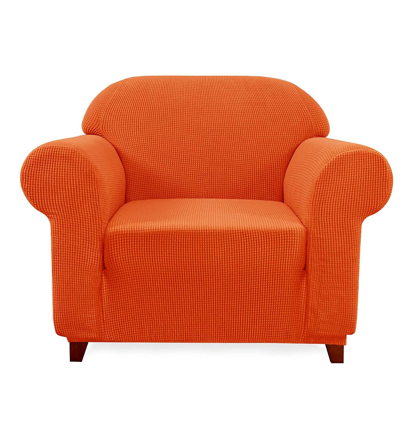 Leroy Plaid Stretch Sofa Slipcover