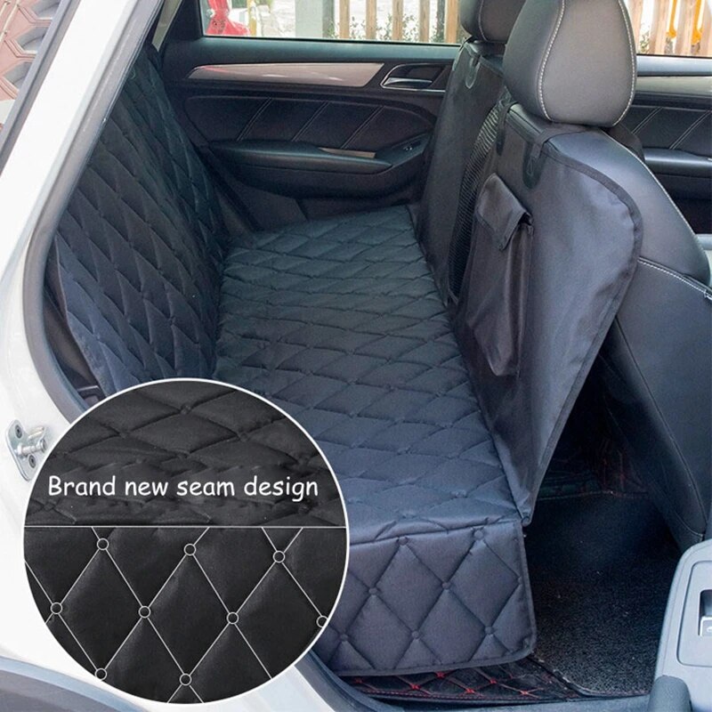 Dog Seat Cover Waterproof Pet Car Seat Cushion Car Rear Back Mat Pet Travel Cat Dogs Cushion Protector With Middle Seat Armrest