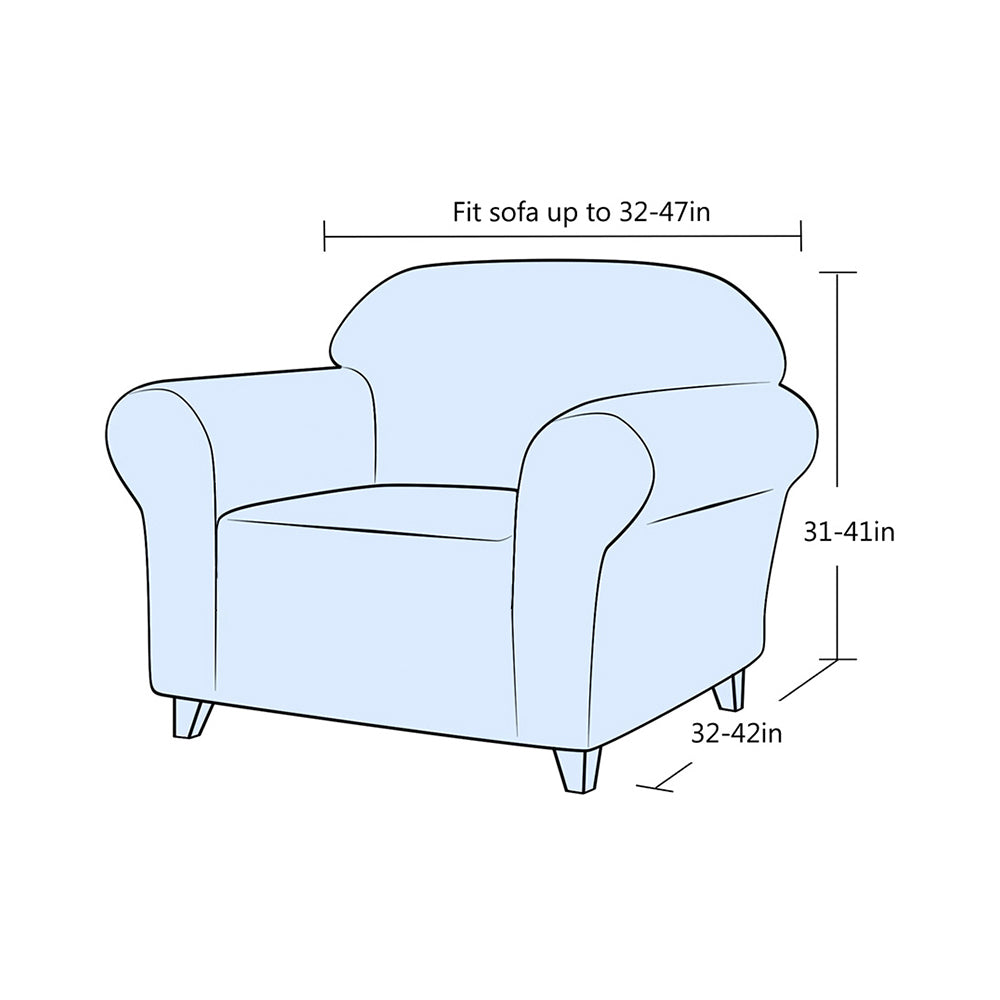 Leroy Plaid Stretch Sofa Slipcover