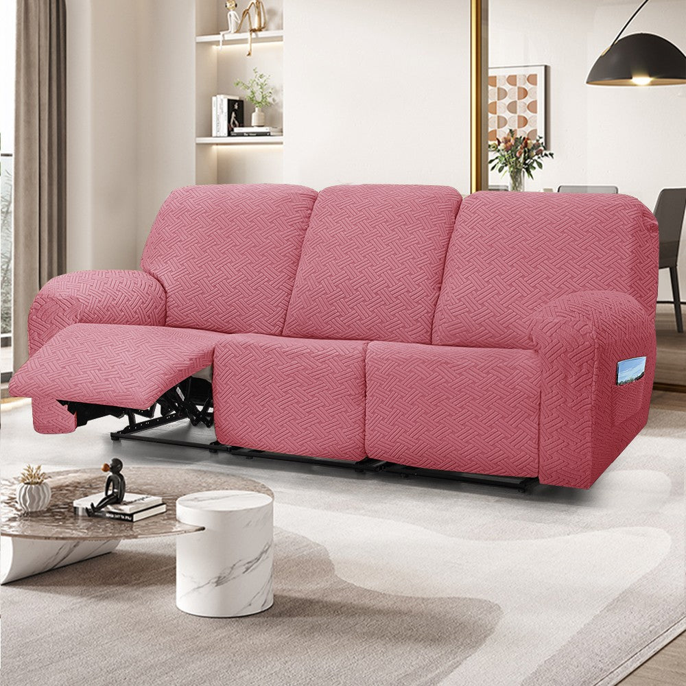 Sofa Cover for All Seasons-Elastic All-Inclusive Recliner Cover for First-Class Comfort  REC REC