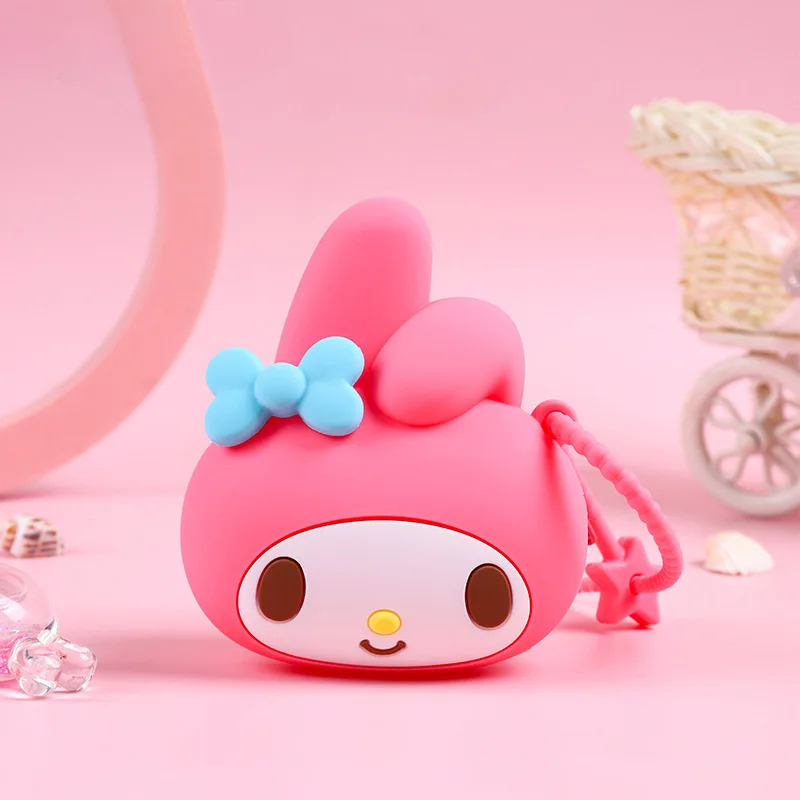 Kawaii Sanrio Hello Kitty Kuromi Mini Silicone Coin Purse Children Cute Caryoon My Melody Coin Purse Children Bag Girl Gifts