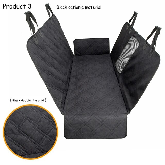 Dog Seat Cover Waterproof Pet Car Seat Cushion Car Rear Back Mat Pet Travel Cat Dogs Cushion Protector With Middle Seat Armrest