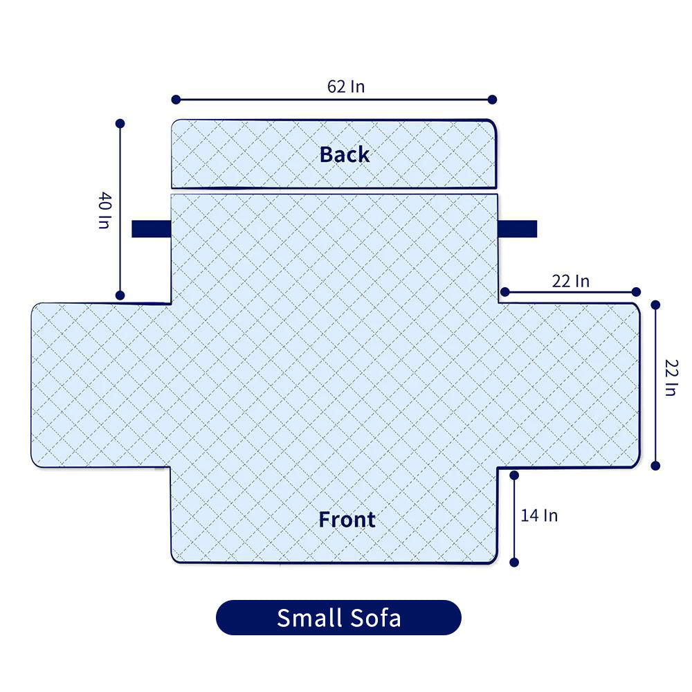 Connor Reversible Sofa Slipcover With Pockets