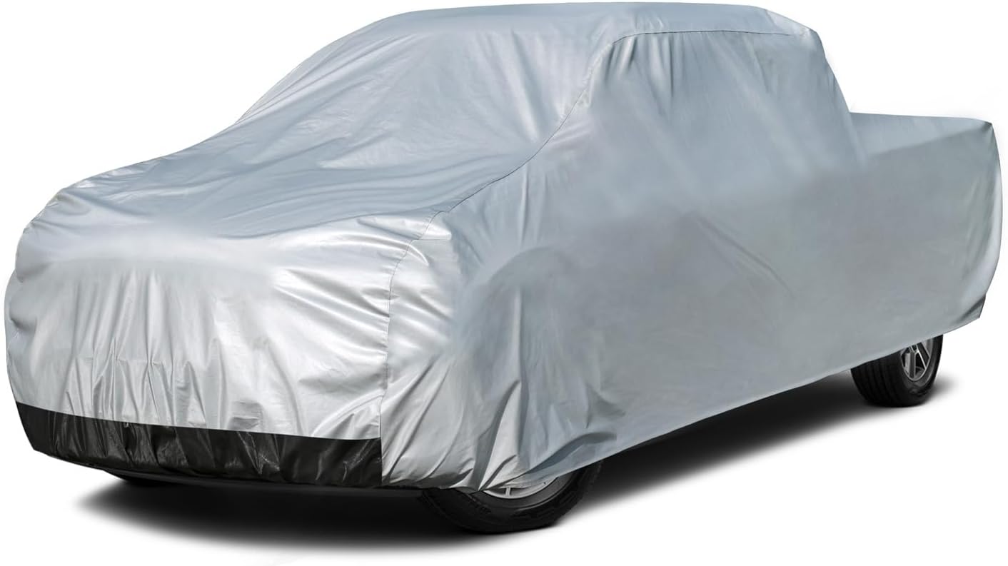 Car Cover Waterproof All Weather for Automobiles, Outdoor Full Cover Rain Sun UV Protection with Zipper Cotton, Size A2 3XL Universal Fit for Sedan (186-193 inch)