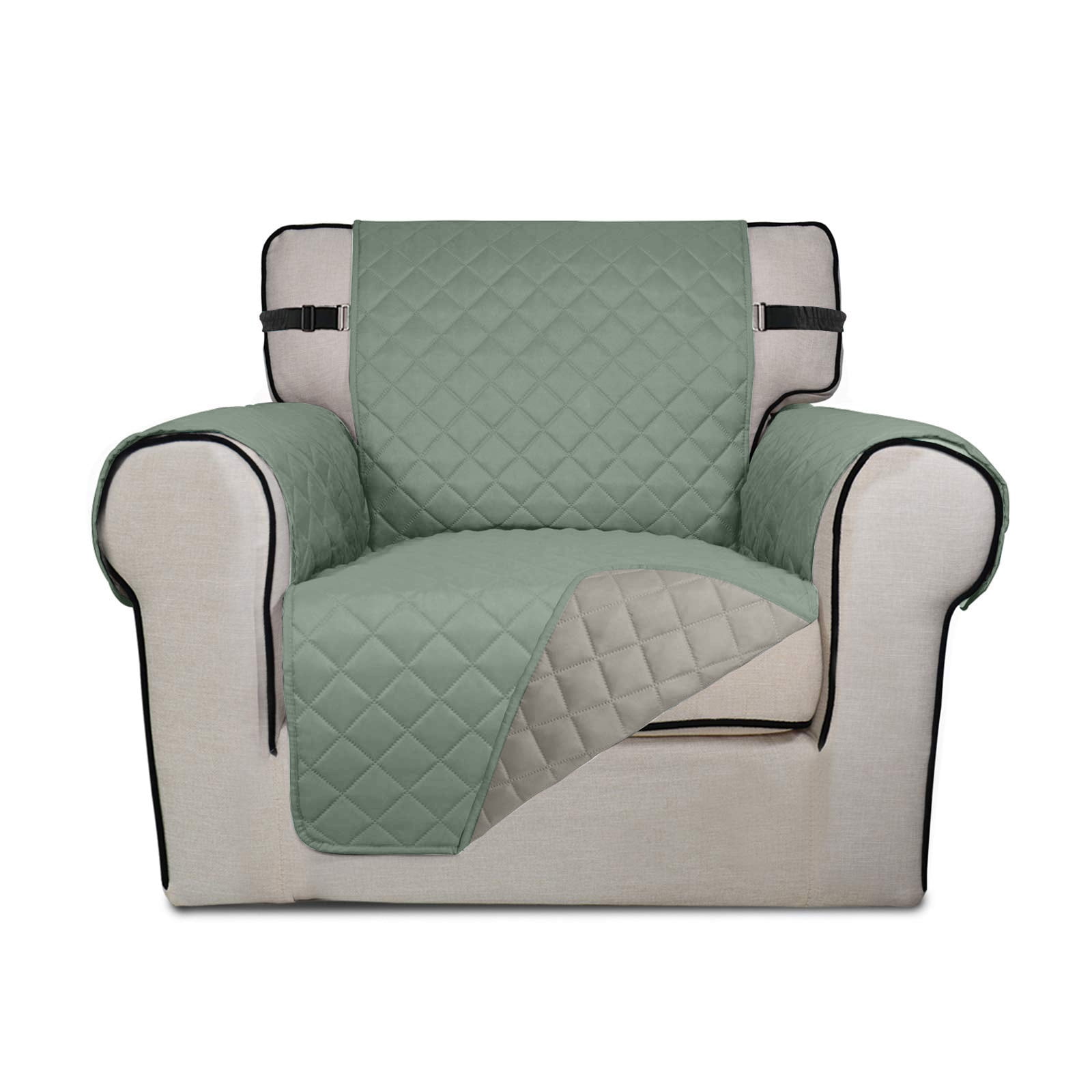 Sanmadrola 100% Waterproof Sofa Cover Machine Washable Couch Cover Love Seat Slipcover