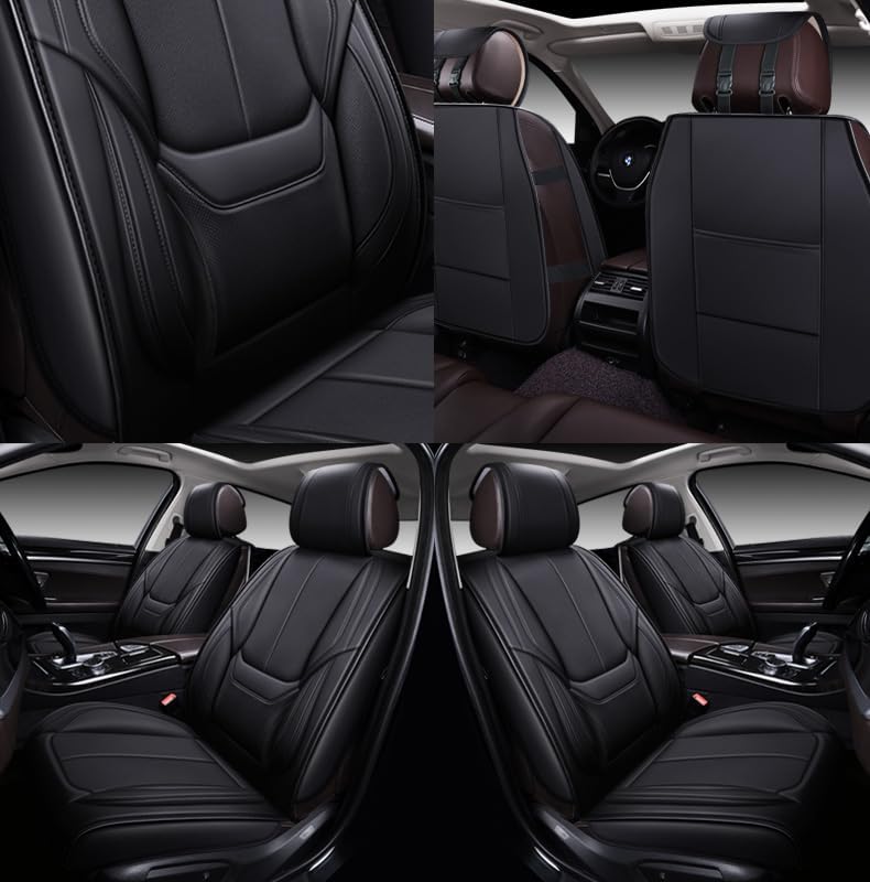 Custom Leather Seat Covers Compatible with Hyundai Santa Fe 2013-2023 (Full Set)