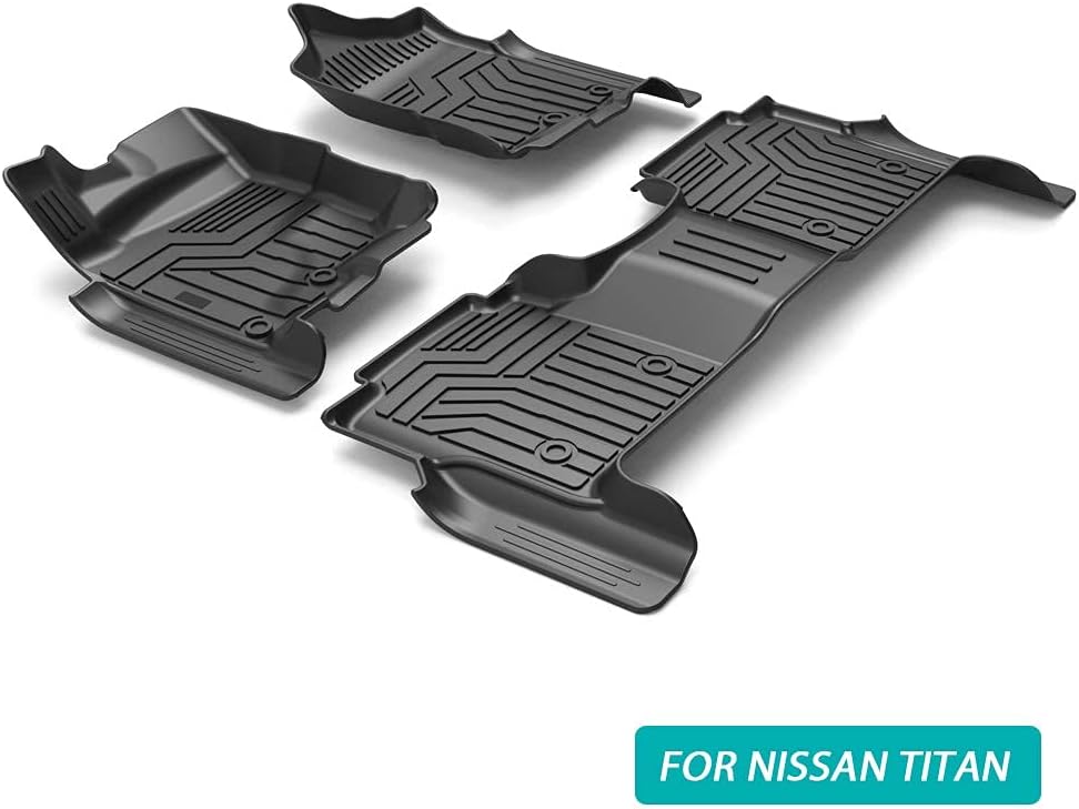 Custom Fit Floor Mats for Ford Escape 2022 2021 2020 No-Hybird (NOT Fit Hybrid Models) Floor Liner All Weather Car Mats 1st & 2nd Row Liners Full Set Black Non-Slip