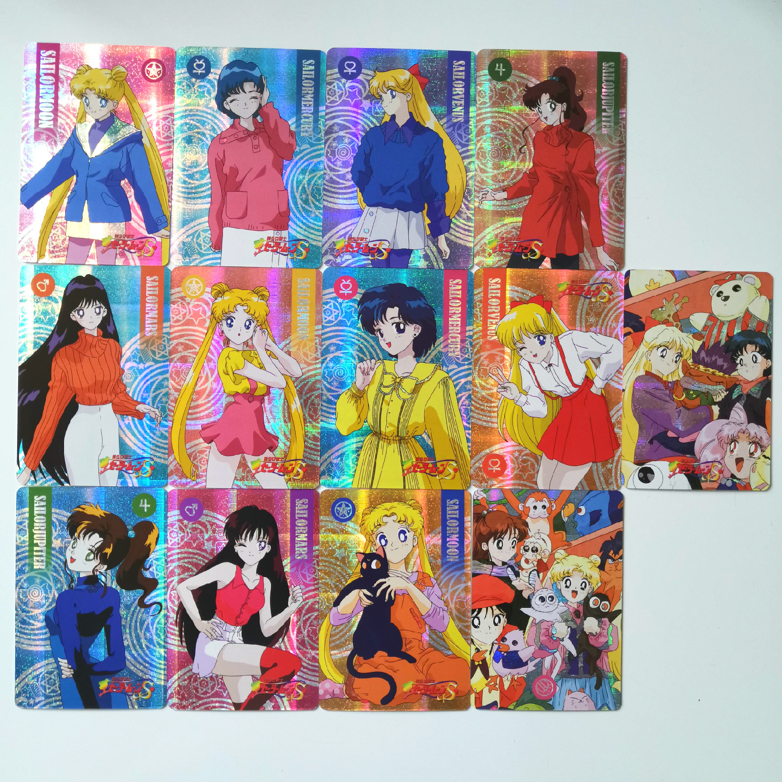 Sailor Moon Anime Collectible Cards Game Set 55pcs Hobby Collection Toys Manga Fan Merchandise - 5