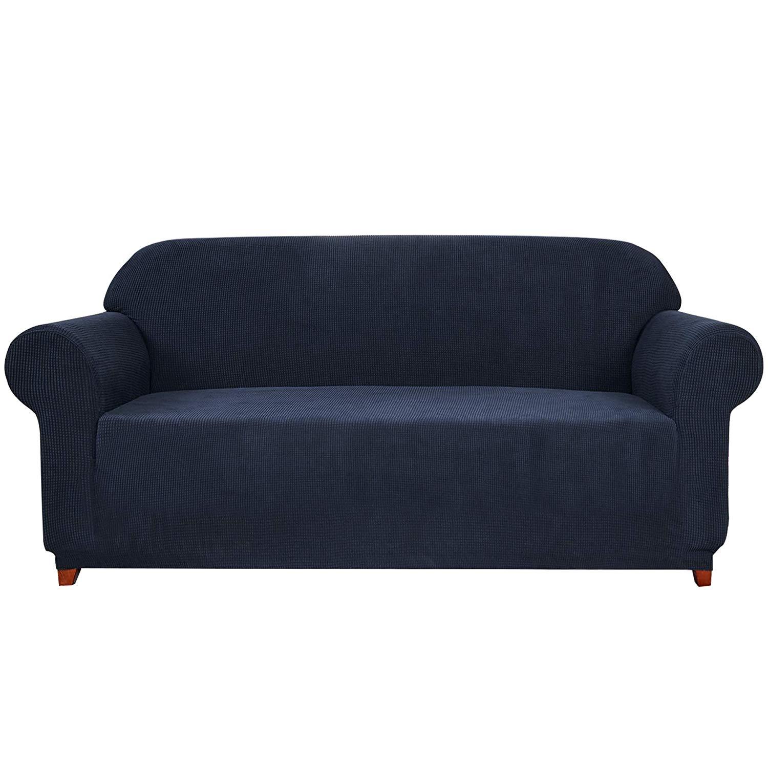 Leroy Plaid Stretch Sofa Slipcover