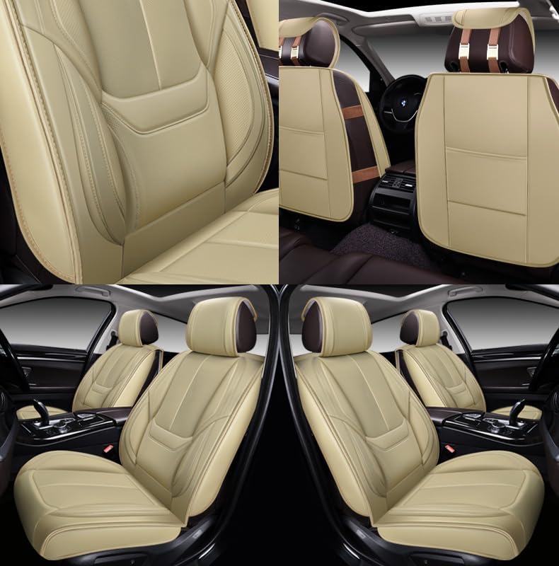 Custom Leather Seat Covers Compatible with Hyundai Santa Fe 2013-2023 (Full Set)