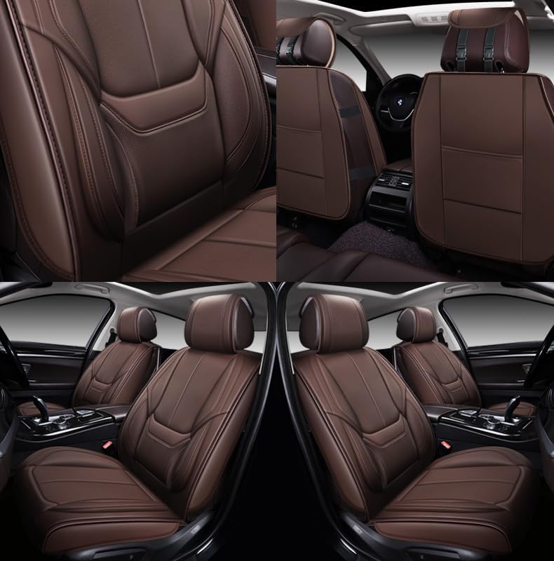 Custom Leather Seat Covers Compatible with Hyundai Santa Fe 2013-2023 (Full Set)