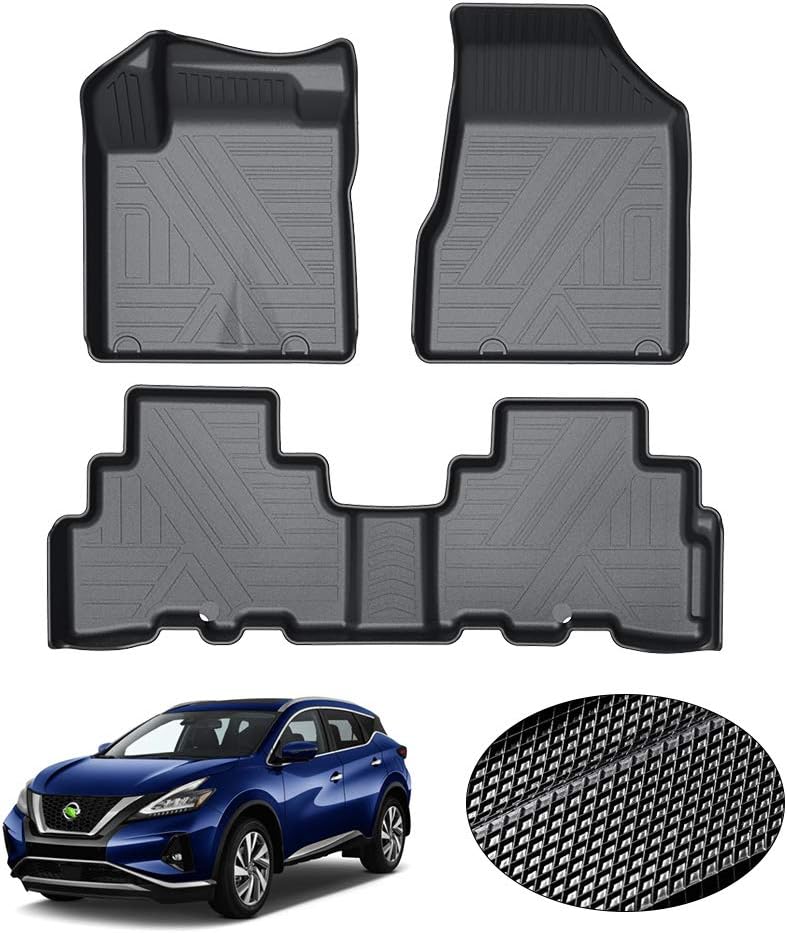 Custom Fit Floor Mats for Ford Escape 2022 2021 2020 No-Hybird (NOT Fit Hybrid Models) Floor Liner All Weather Car Mats 1st & 2nd Row Liners Full Set Black Non-Slip