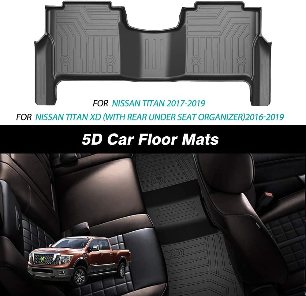 Custom Fit Floor Mats for Ford Escape 2022 2021 2020 No-Hybird (NOT Fit Hybrid Models) Floor Liner All Weather Car Mats 1st & 2nd Row Liners Full Set Black Non-Slip