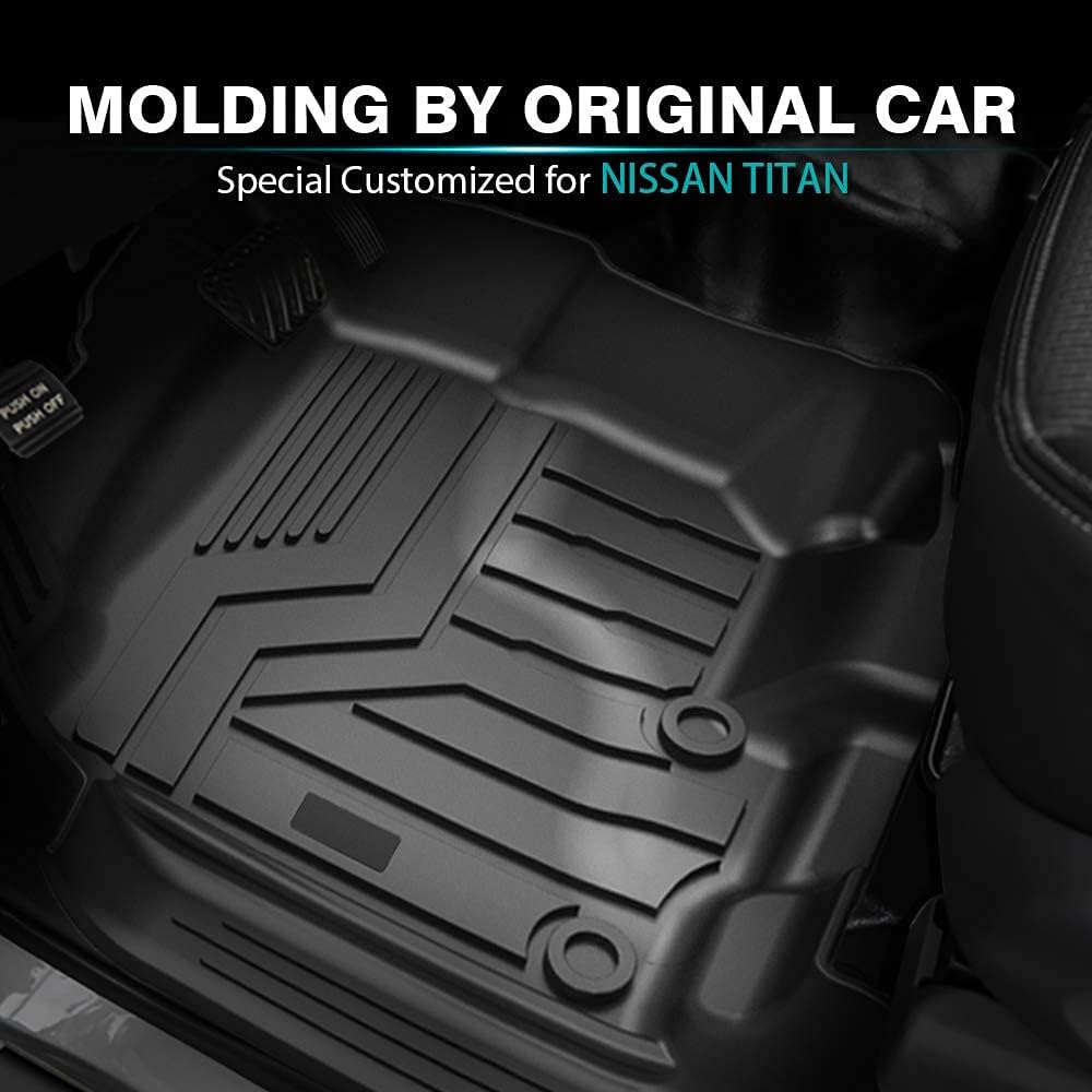 Custom Fit Floor Mats for Ford Escape 2022 2021 2020 No-Hybird (NOT Fit Hybrid Models) Floor Liner All Weather Car Mats 1st & 2nd Row Liners Full Set Black Non-Slip