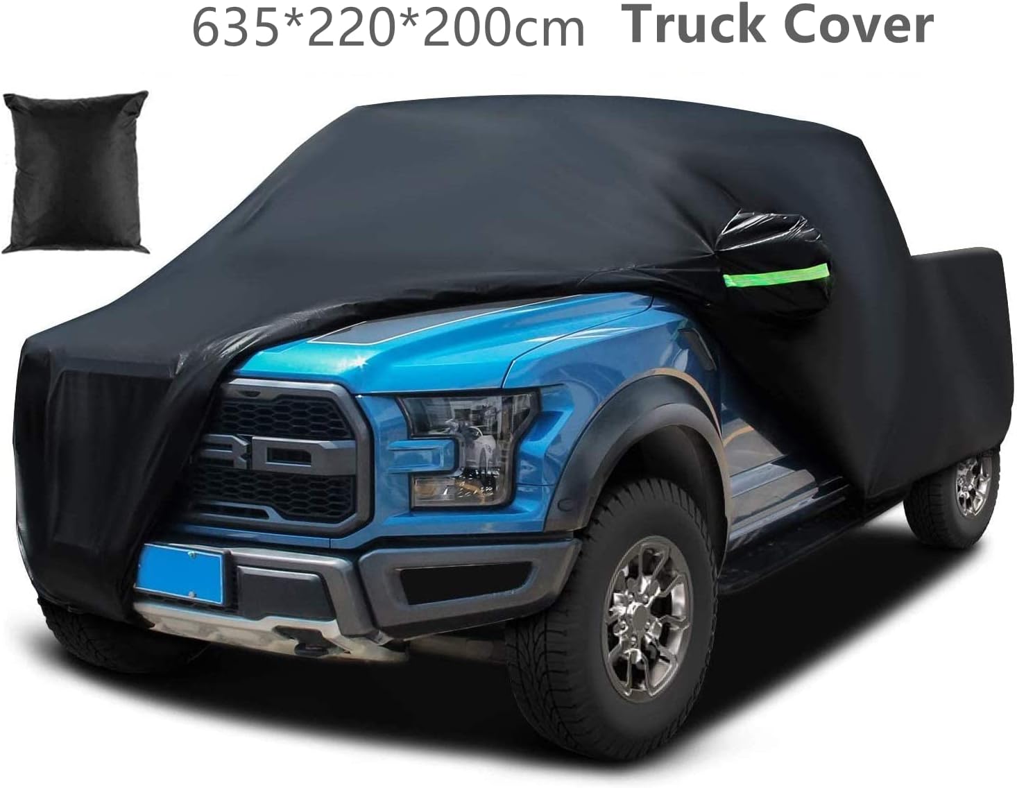 Car Cover Waterproof All Weather for Automobiles Heavy Duty Full Exterior Covers Fit Sedan Dodge Charger, Chrysler 300, Hyundai Genesis, Ford Taurus, Buick Lacrosse, Mercedes Benz S-Class (194"-208")