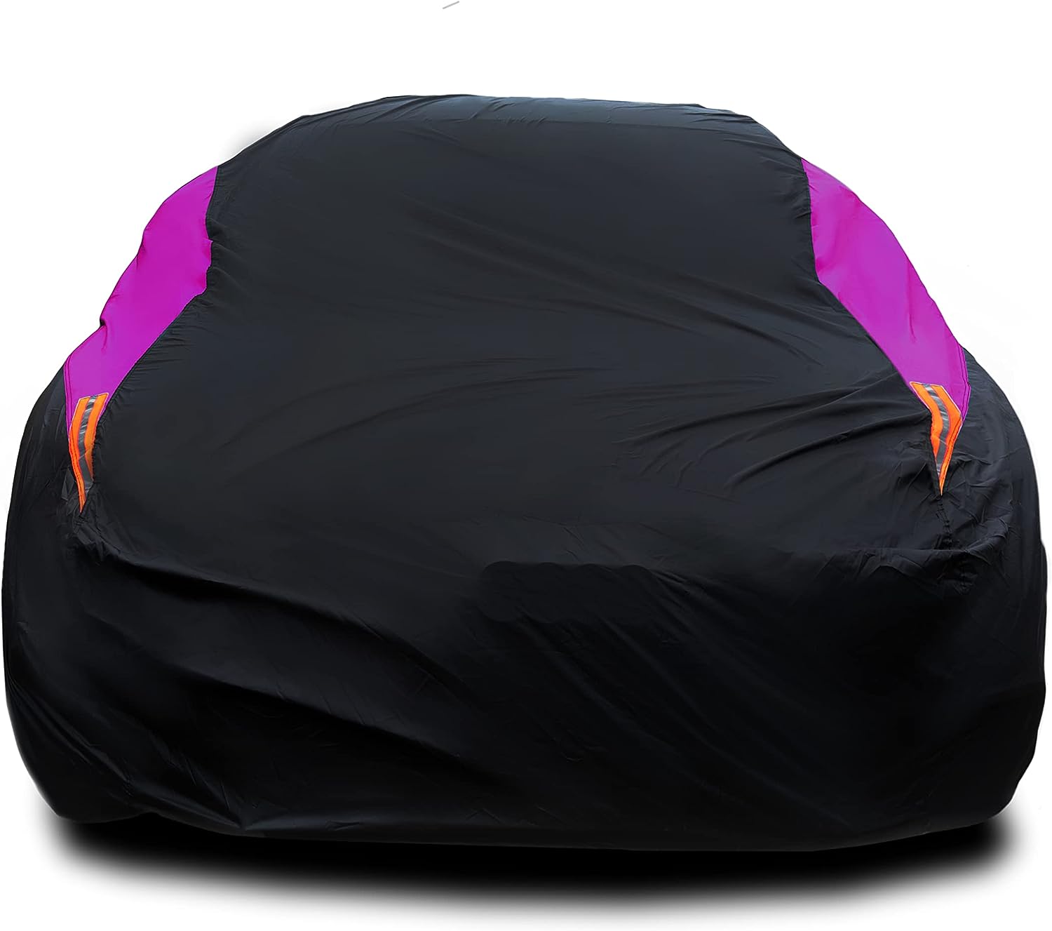 MORNYRAY Waterproof Car Cover All Weather Snowproof UV Protection Windproof Outdoor Full car Cover, Universal Fit for Sedan (Fit Sedan Length 194-206 inch, Blue)