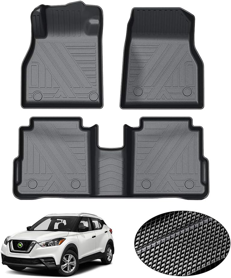 Custom Fit Floor Mats for Ford Escape 2022 2021 2020 No-Hybird (NOT Fit Hybrid Models) Floor Liner All Weather Car Mats 1st & 2nd Row Liners Full Set Black Non-Slip