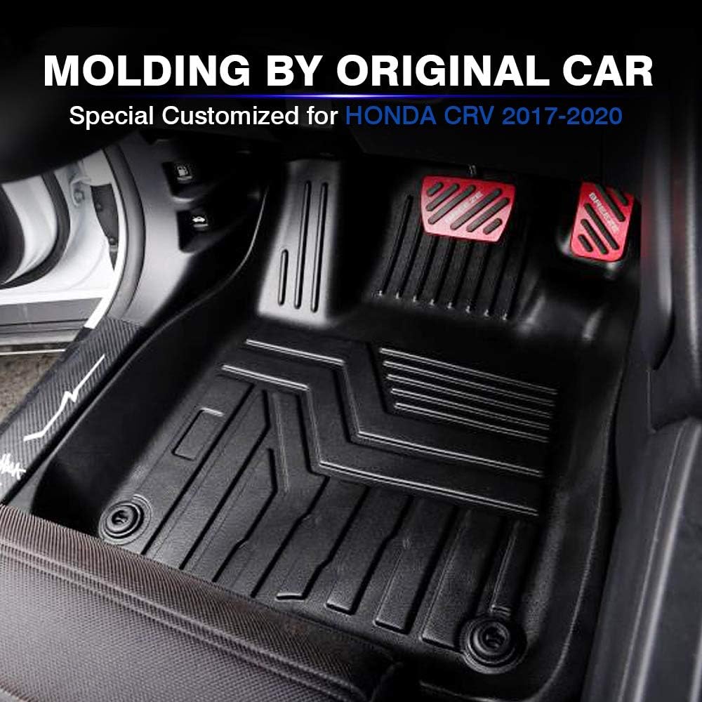 Custom Fit Floor Mats for Ford Escape 2022 2021 2020 No-Hybird (NOT Fit Hybrid Models) Floor Liner All Weather Car Mats 1st & 2nd Row Liners Full Set Black Non-Slip