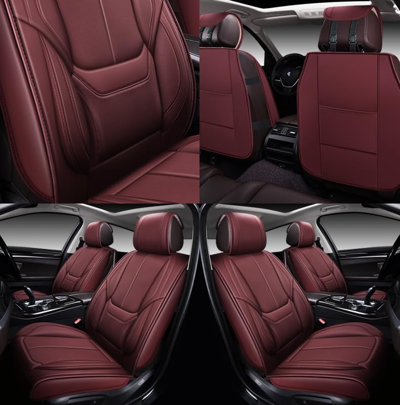 Custom Leather Seat Covers Compatible with Hyundai Santa Fe 2013-2023 (Full Set)