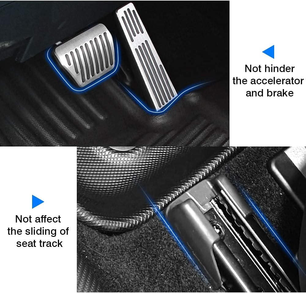 Custom Fit Floor Mats for Ford Escape 2022 2021 2020 No-Hybird (NOT Fit Hybrid Models) Floor Liner All Weather Car Mats 1st & 2nd Row Liners Full Set Black Non-Slip