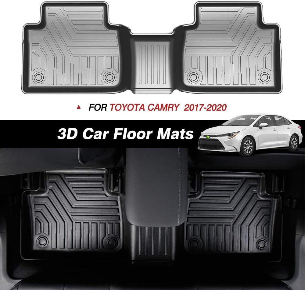 Custom Fit Floor Mats for Ford Escape 2022 2021 2020 No-Hybird (NOT Fit Hybrid Models) Floor Liner All Weather Car Mats 1st & 2nd Row Liners Full Set Black Non-Slip