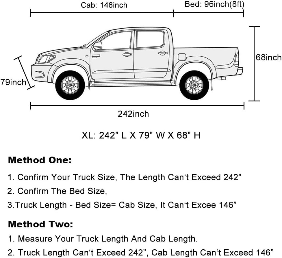 Car Cover Waterproof All Weather for Automobiles, Outdoor Full Cover Rain Sun UV Protection with Zipper Cotton, Size A2 3XL Universal Fit for Sedan (186-193 inch)