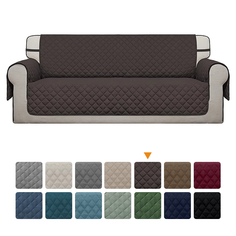 Sanmadrola 100% Waterproof Sofa Cover Machine Washable Couch Cover Love Seat Slipcover