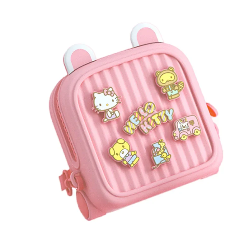 Hello Kitty Children's Travel Backpack EVA Kawaii Pink Pattern School Bag Kindergarten Student School Bag Hot Sell Birthday Gift