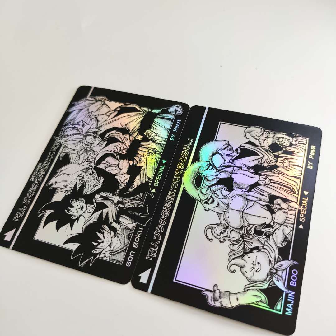 Dragon Ball Z Super Saiyan Goku Vegeta Evolution 6pcs Set Anime Collectible Game Cards Hobby Collection - 3