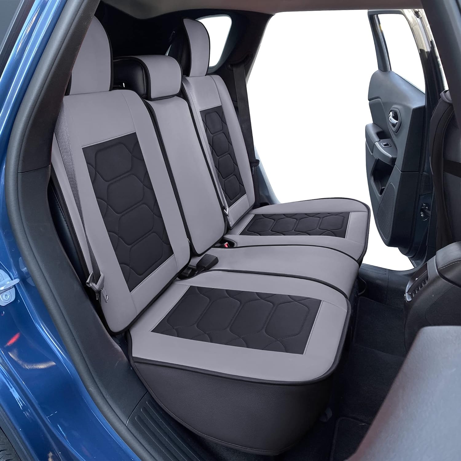 Custom Leather Seat Covers Compatible with Hyundai Santa Fe 2013-2023 (Full Set)