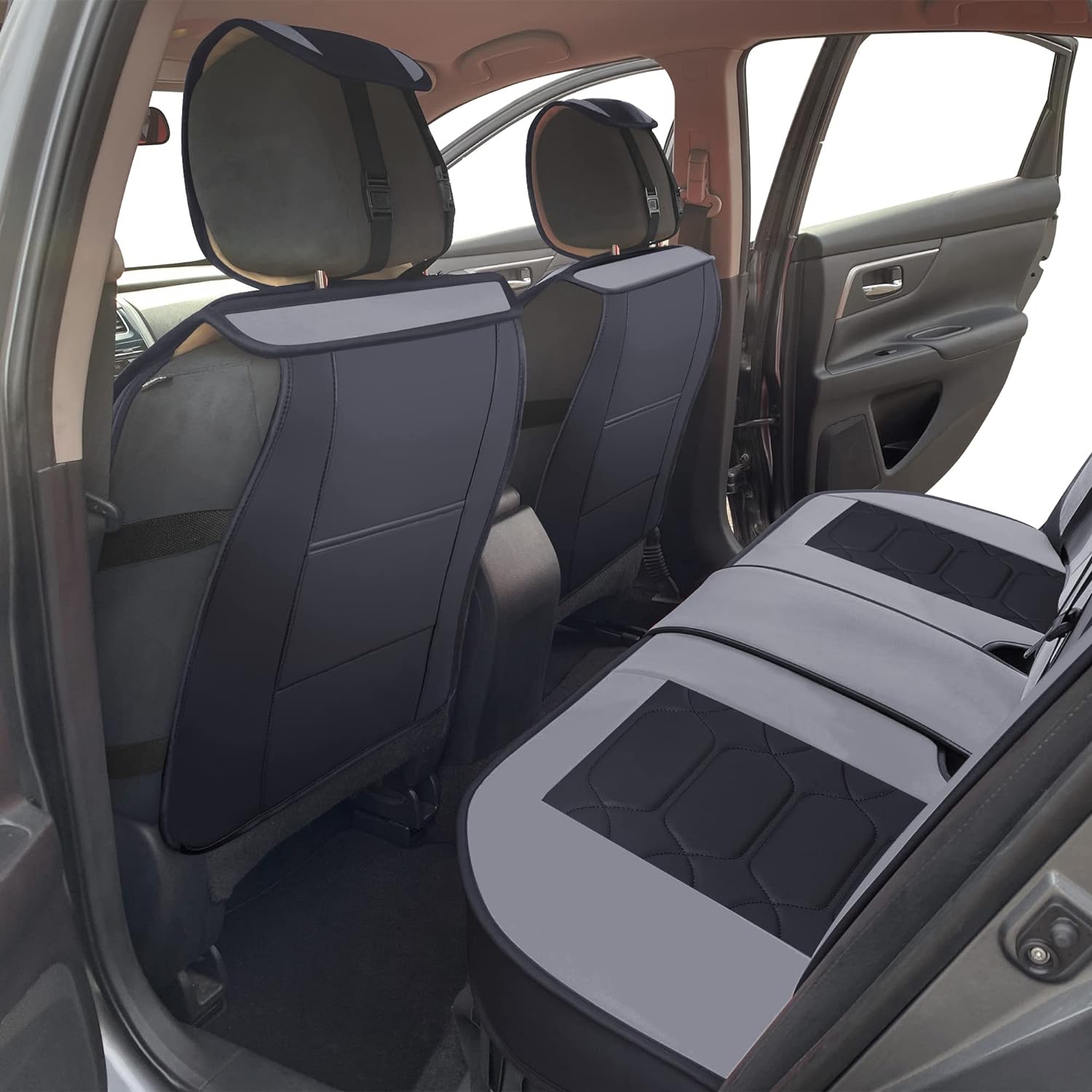 Custom Leather Seat Covers Compatible with Hyundai Santa Fe 2013-2023 (Full Set)