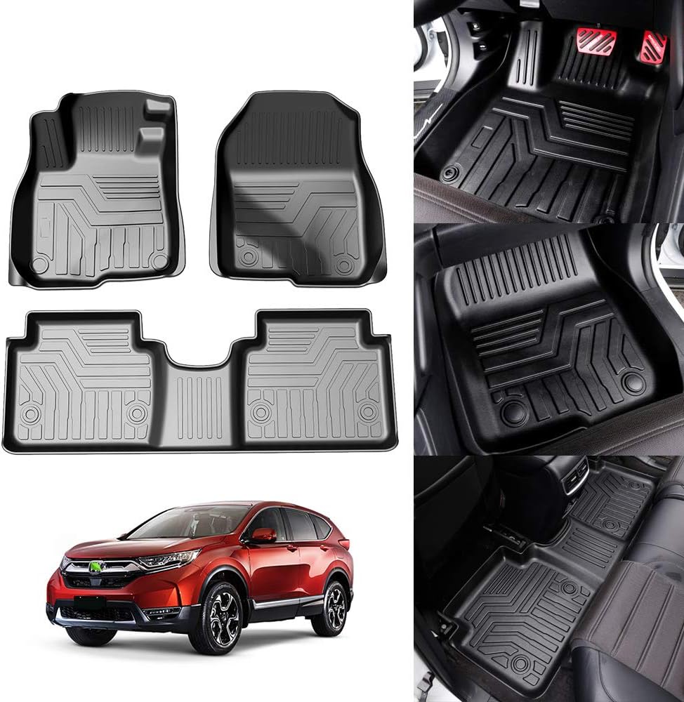 Custom Fit Floor Mats for Ford Escape 2022 2021 2020 No-Hybird (NOT Fit Hybrid Models) Floor Liner All Weather Car Mats 1st & 2nd Row Liners Full Set Black Non-Slip