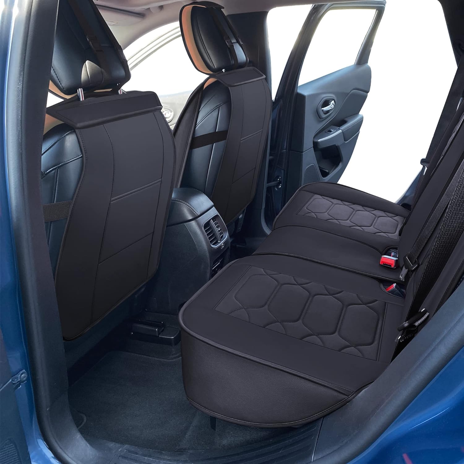 Custom Leather Seat Covers Compatible with Hyundai Santa Fe 2013-2023 (Full Set)