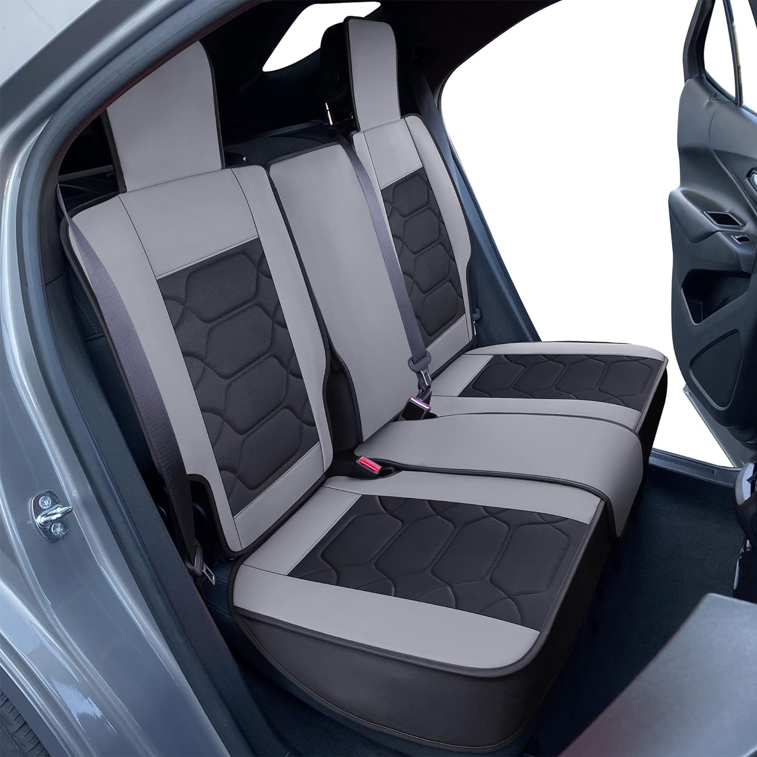 Custom Leather Seat Covers Compatible with Hyundai Santa Fe 2013-2023 (Full Set)