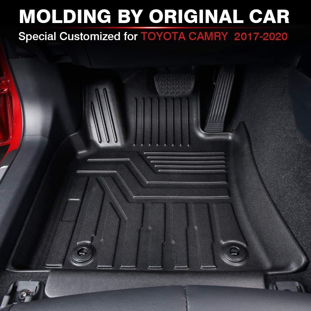 Custom Fit Floor Mats for Ford Escape 2022 2021 2020 No-Hybird (NOT Fit Hybrid Models) Floor Liner All Weather Car Mats 1st & 2nd Row Liners Full Set Black Non-Slip