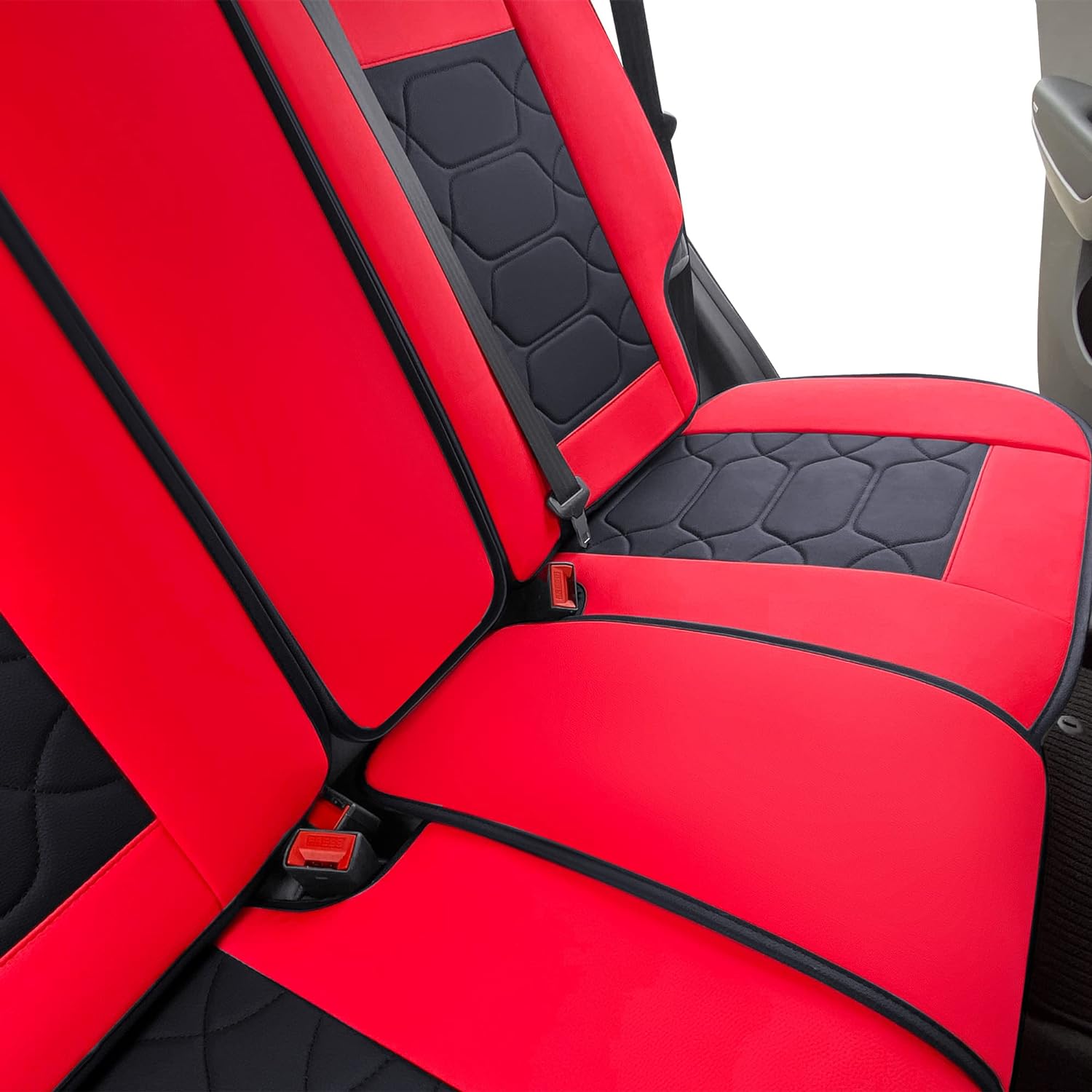 Custom Leather Seat Covers Compatible with Hyundai Santa Fe 2013-2023 (Full Set)