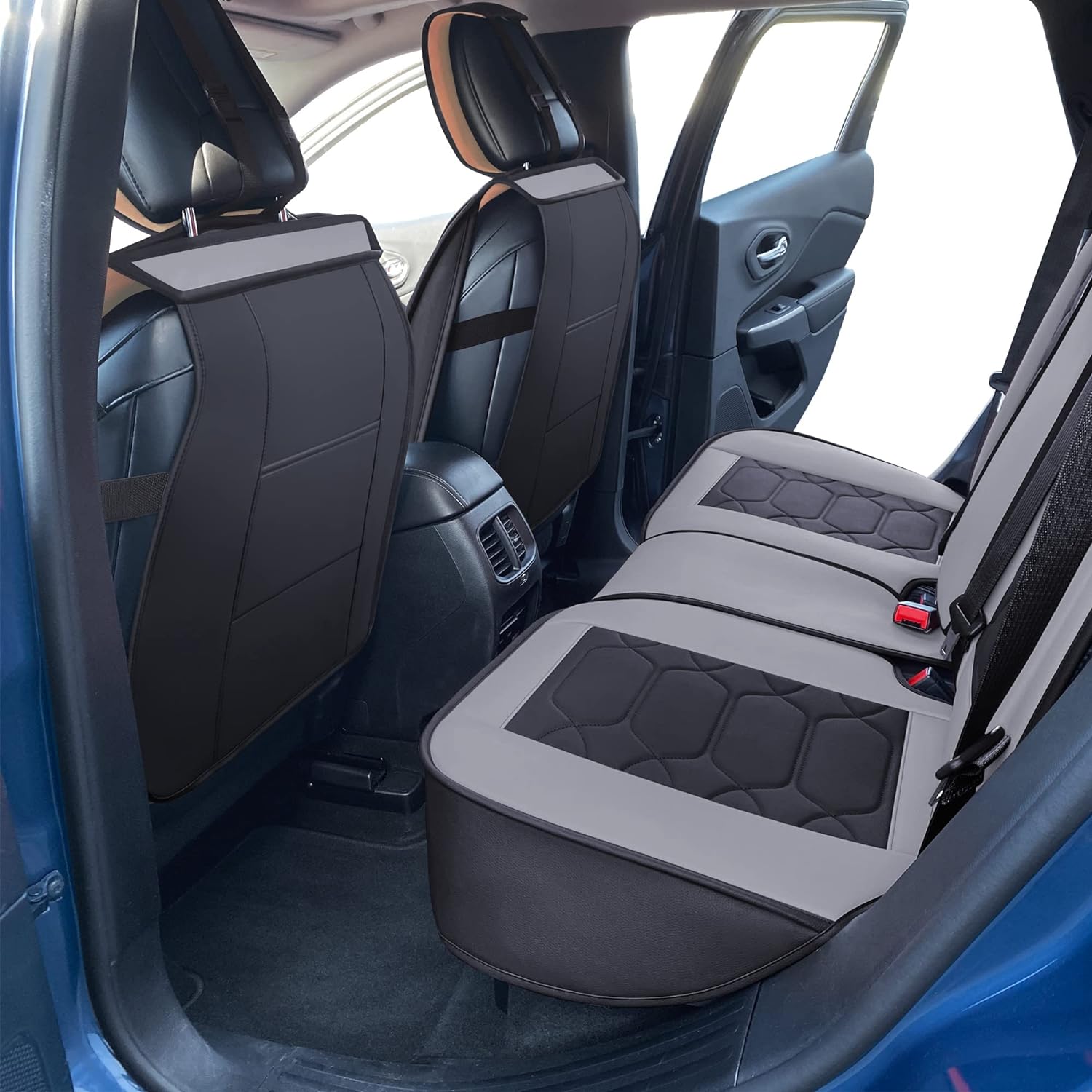 Custom Leather Seat Covers Compatible with Hyundai Santa Fe 2013-2023 (Full Set)