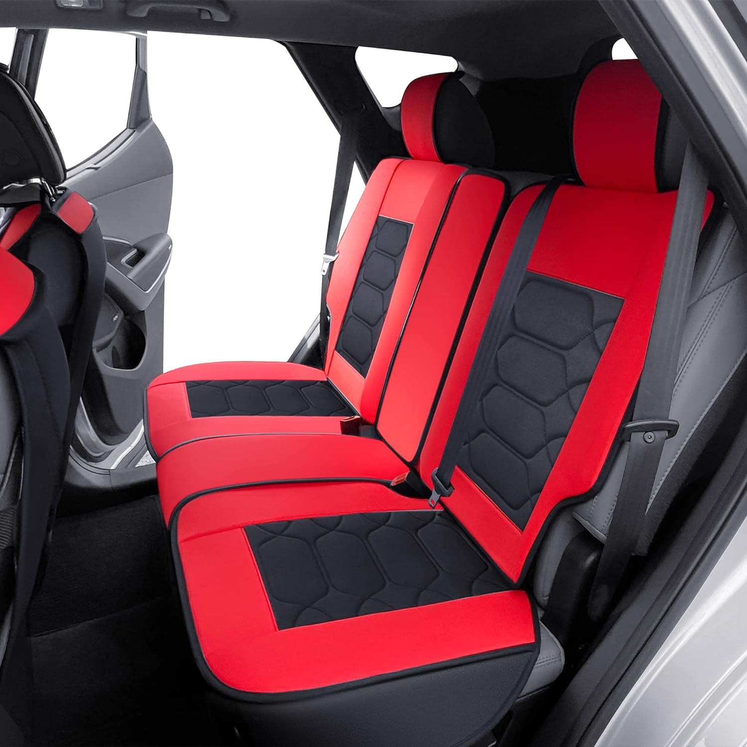 Custom Leather Seat Covers Compatible with Hyundai Santa Fe 2013-2023 (Full Set)