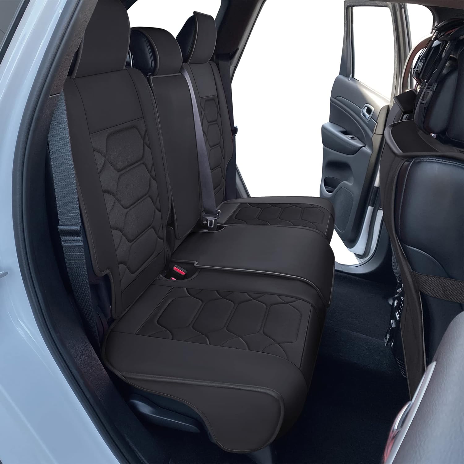 Custom Leather Seat Covers Compatible with Hyundai Santa Fe 2013-2023 (Full Set)