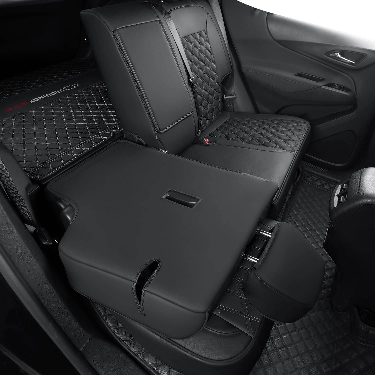 Chevy Equinox Faux Leather Seat Covers Custom fit for 2018-2023 Chevrolet Equinox LT LS LT Fleet Premier RS LS Fleet L 4dr SUV