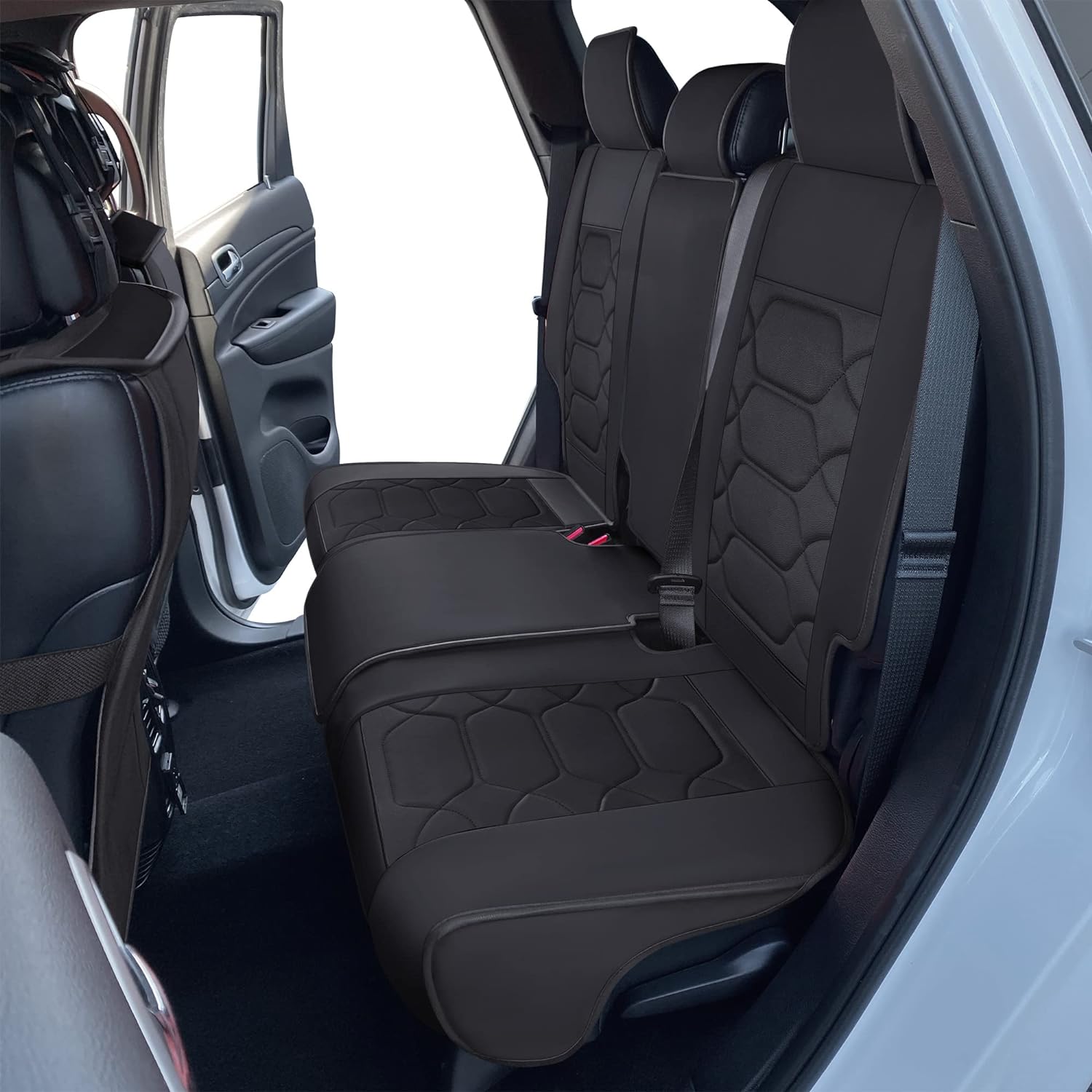 Custom Leather Seat Covers Compatible with Hyundai Santa Fe 2013-2023 (Full Set)