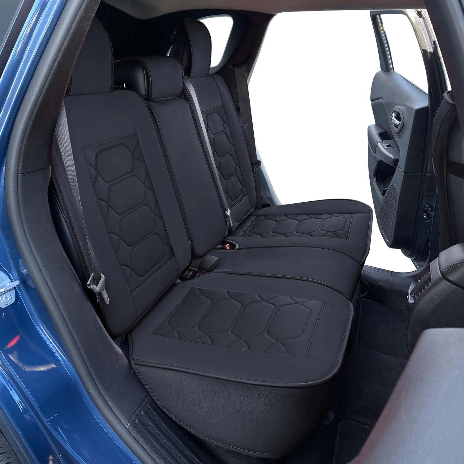 Custom Leather Seat Covers Compatible with Hyundai Santa Fe 2013-2023 (Full Set)